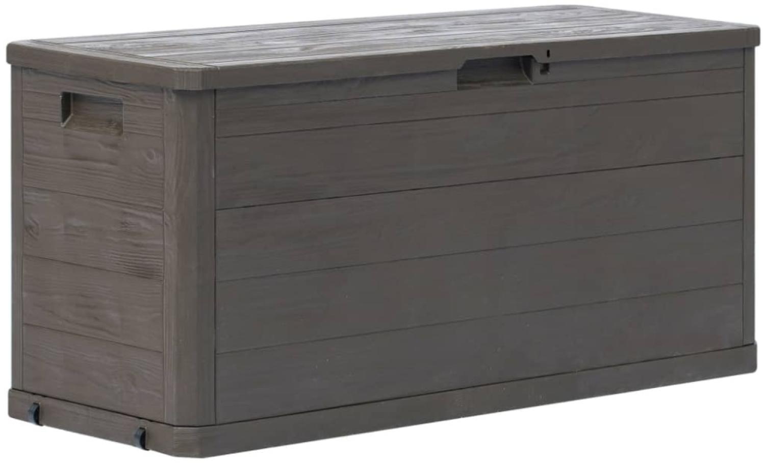 vidaXL Garten-Aufbewahrungsbox 280 L Braun 45687 Bild 1