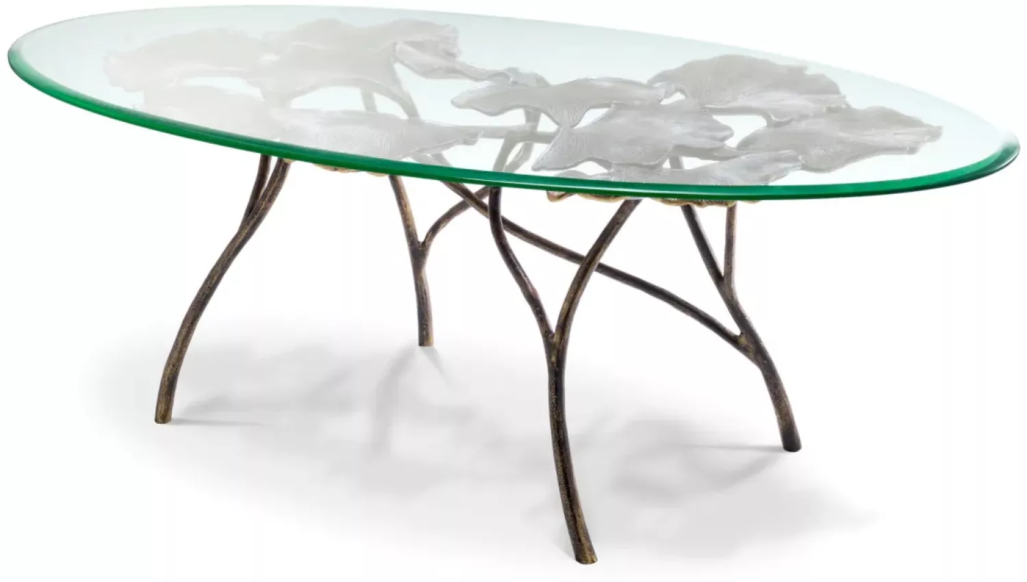 EICHHOLTZ Coffee Table Poseidon Vintage Brass Bild 1