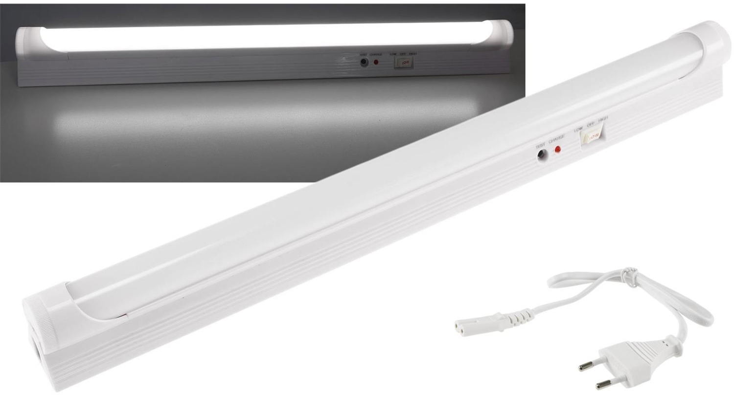 LED Notleuchte "CTNL-90 SMD-UB"Lithium Akku 2x 3,7V/2,2Ah, 9W, 40x4x3cm Bild 1