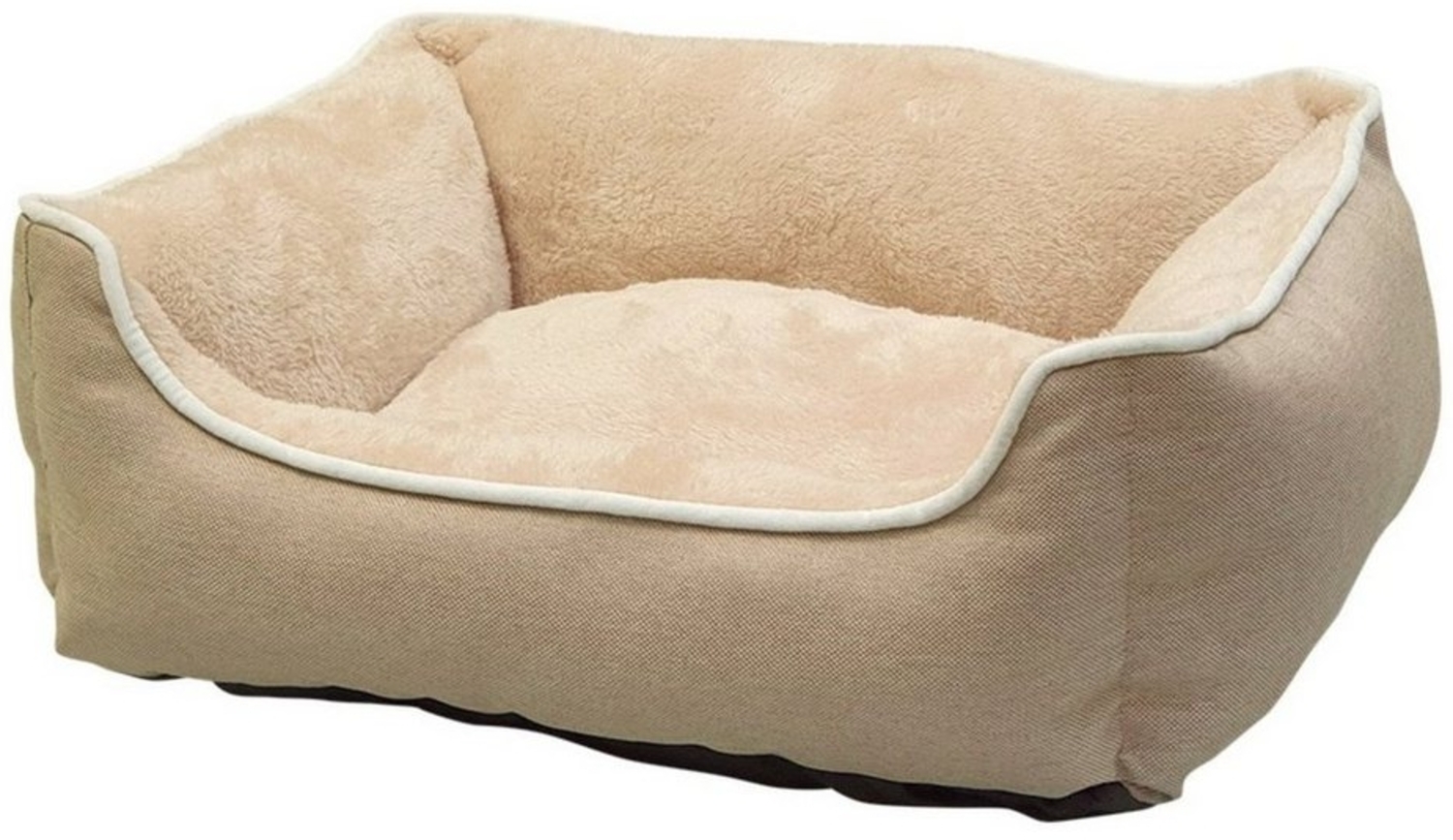 Nobby Tierbett Hundebett Classic eckig Arno beige Bild 1