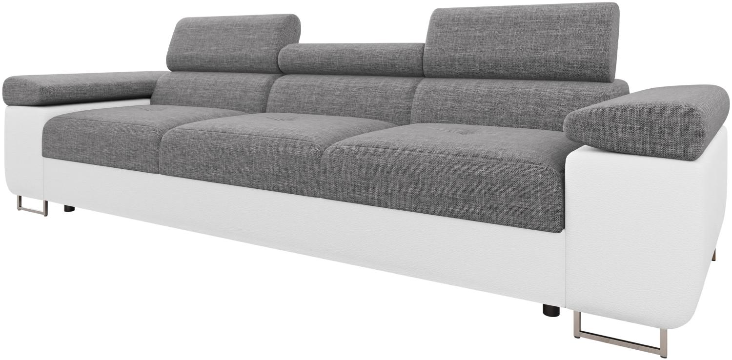 Sofa Torezio III mit Einstellbare Kopfstützen (Soft 017 + Lux 05) Bild 1