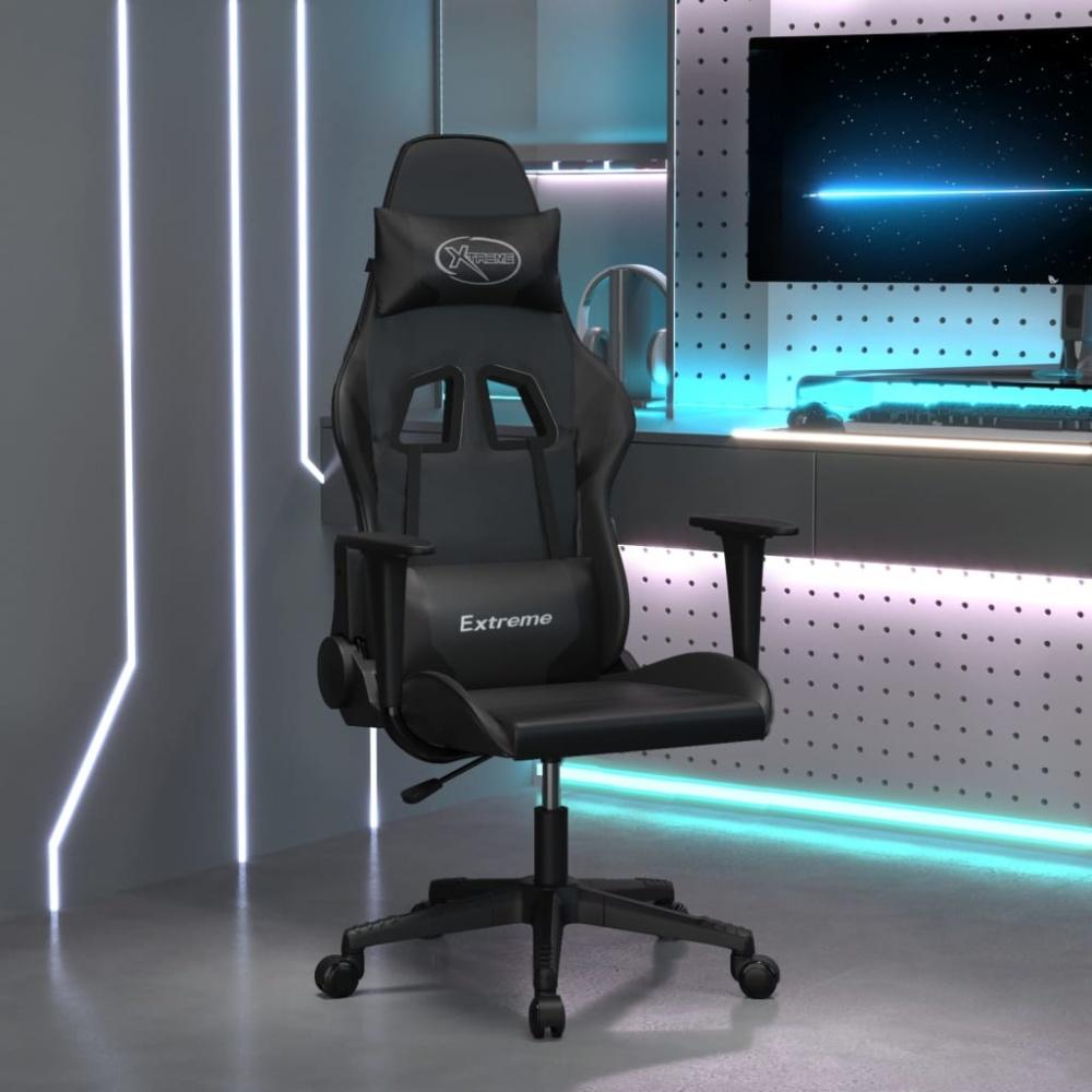 vidaXL Gaming-Stuhl Schwarz Kunstleder 3143695 Bild 1