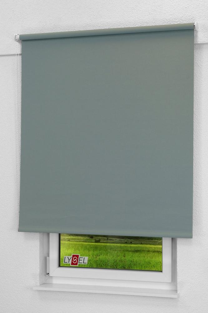 Lysel - Qualitätsrollo Tageslicht anthrazit, (B x H) 63cm x 190cm in grau/anthrazit Bild 1