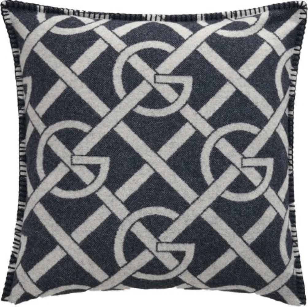 Gant Home Kissenhülle Wolle G-Patterned Evening Blue (50x50 cm) 853102101-433-50x50 Bild 1