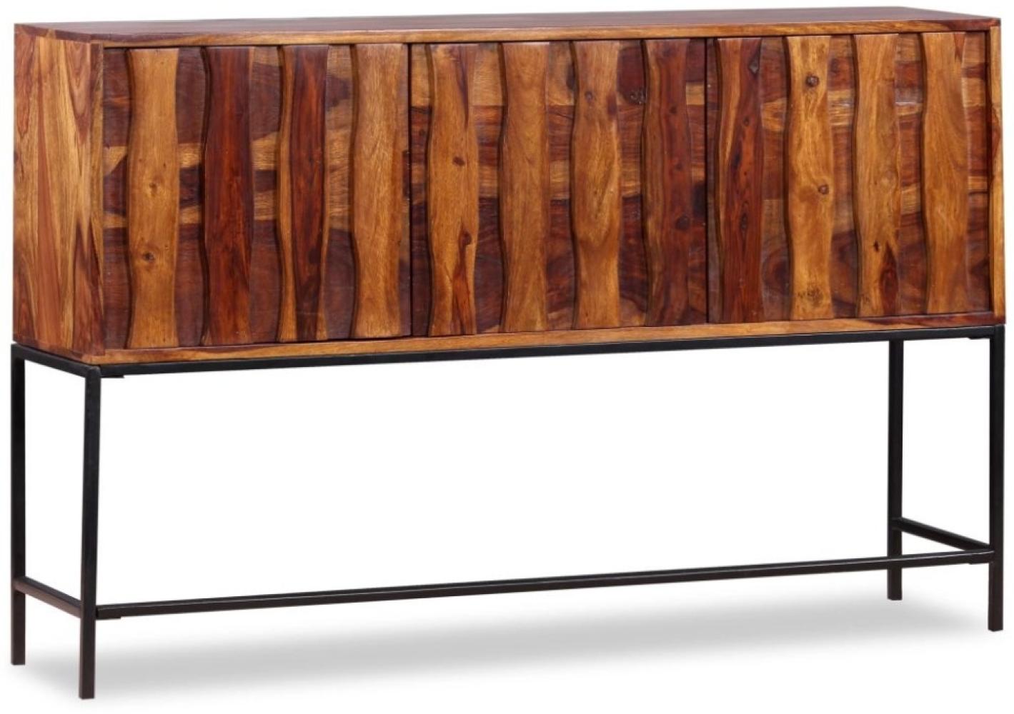 vidaXL Sideboard Massivholz Palisander 120x30x80 cm 244345 Bild 1