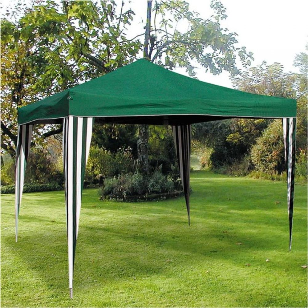 Marktzelt Faltpavillon Ruck Zuck Pavillon 3x3m grün Gartenzelt Garten Terrasse Bild 1