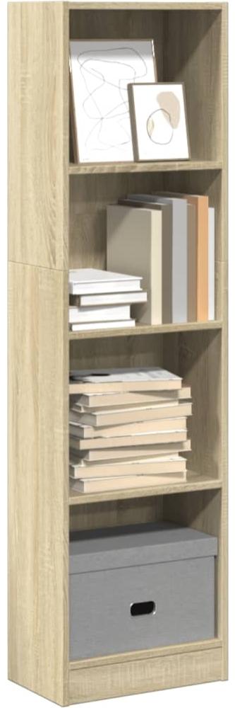 vidaXL Bücherregal Sonoma-Eiche 40x24x143 cm Holzwerkstoff 857785 Bild 1