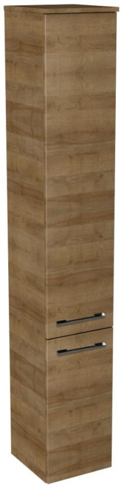 Lanzet Hochschrank 30 cm, links, Hellbraun Bild 1