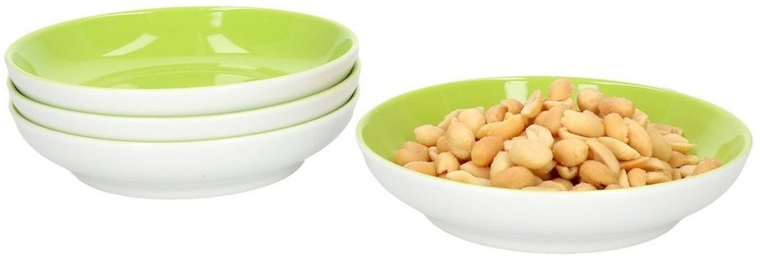 4er Set Doppio Schalen flach Ø 13 cm Grün Snack-Schüssel Dessert-Bowl Ritzenhoff Bild 1