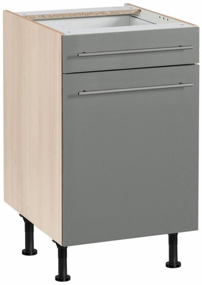 OPTIFIT Unterschrank Bern 50 cm breit, mit Tür und Schubkasten, höhenverstellbare Füße Bild 1