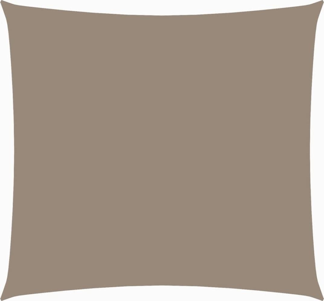 vidaXL Sonnensegel Oxford-Gewebe Quadratisch 4,5x4,5 m Taupe 135415 Bild 1