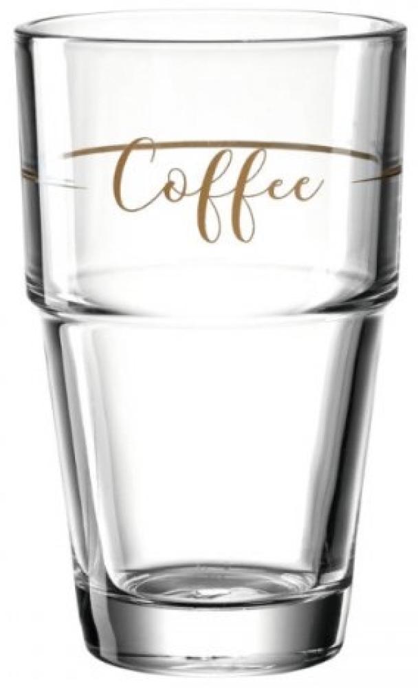 Leonardo Becher Solo Coffee, Kaffeebecher, Glas, Kalk-Natron Glas, mehrfarbig, 410 ml, 043468 Bild 1