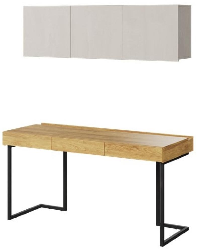 Kinderzimmer-Set Teen Flex 2-teilig Hickory Natur betonfarben Bild 1