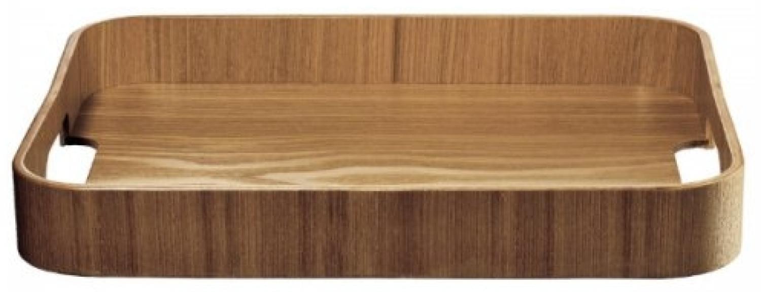 ASA Selection wood Holztablett Rechteckig, Holz Tablett, Serviertablett, Weidenholz, 35 x 27 cm, 53698970 Bild 1