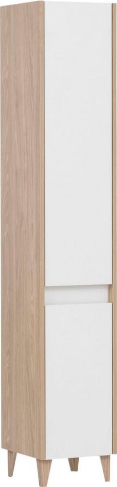 SCHILDMEYER Hochschrank Badschrank Highboard Badmöbel weiß 30,2 x 170 x 33 cm Bild 1