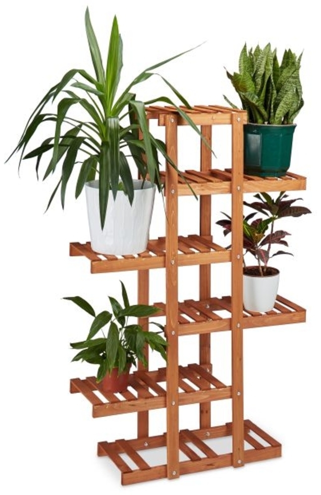 Blumenregal aus Holz Bild 1