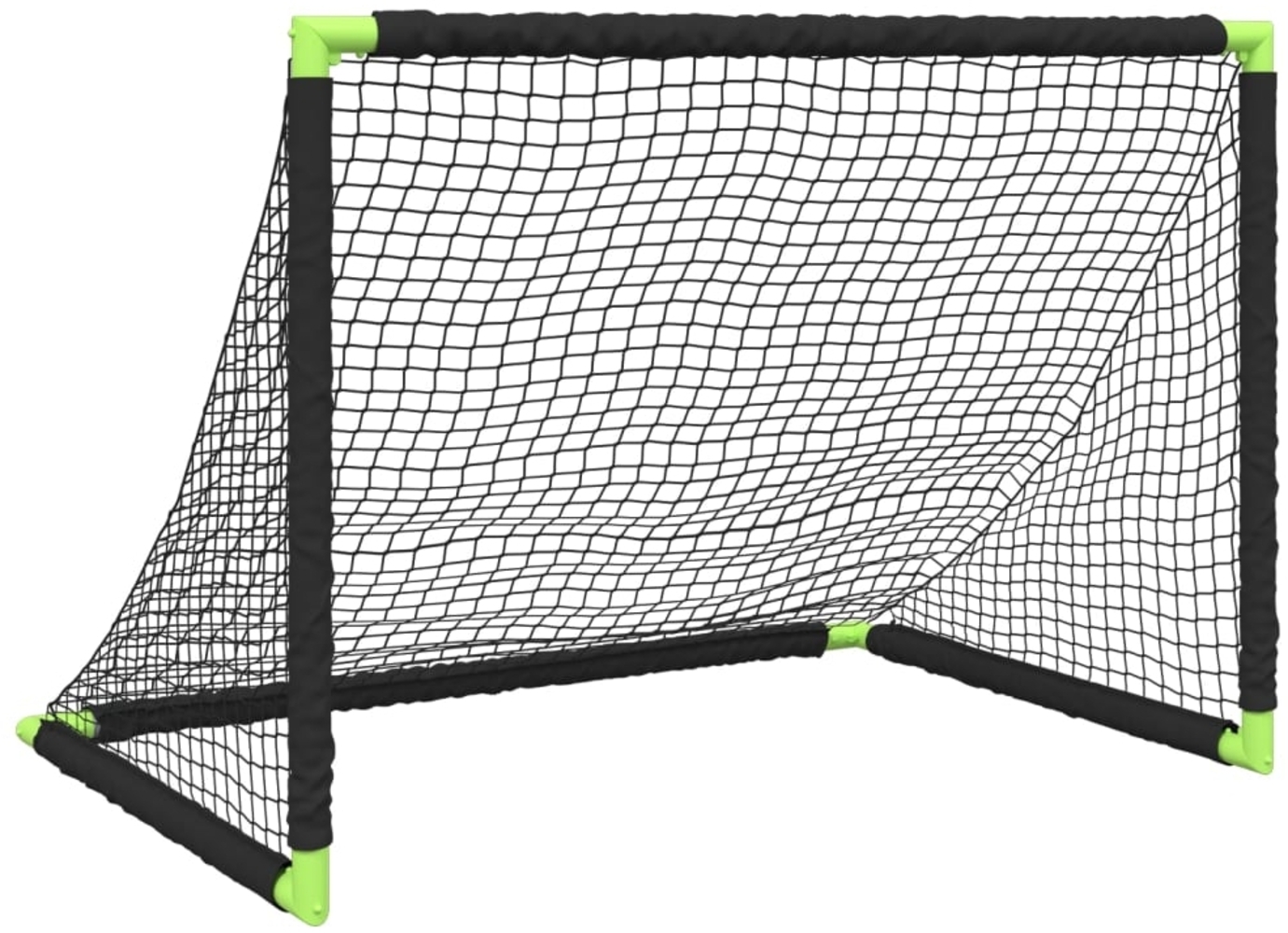 vidaXL Fußballtor für Kinder Klappbar Schwarz 90x64x64 cm 4008438 Bild 1