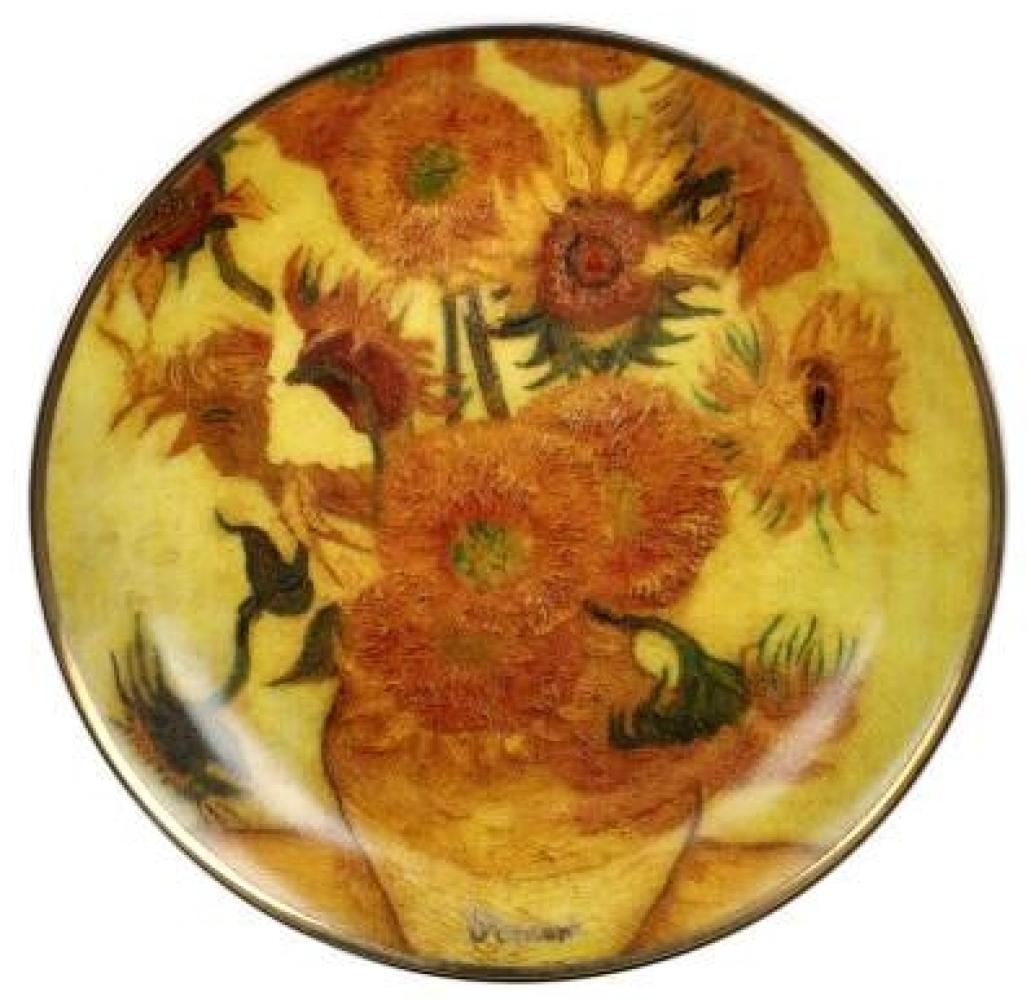 Goebel Miniteller Vincent Van Gogh - Sonnenblumen, Dekoteller, Teller, Artis Orbis, Fine Bone China, Bunt, 10 cm, 67063091 Bild 1