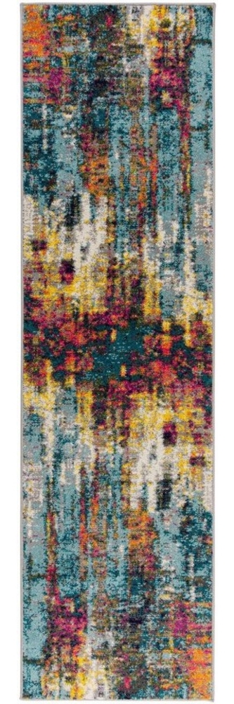 FLAIR RUGS Läufer Abstraction, rechteckig, Höhe: 10 mm, Vintage Design, mehrfarbig, bunt, Teppichläufer Bild 1