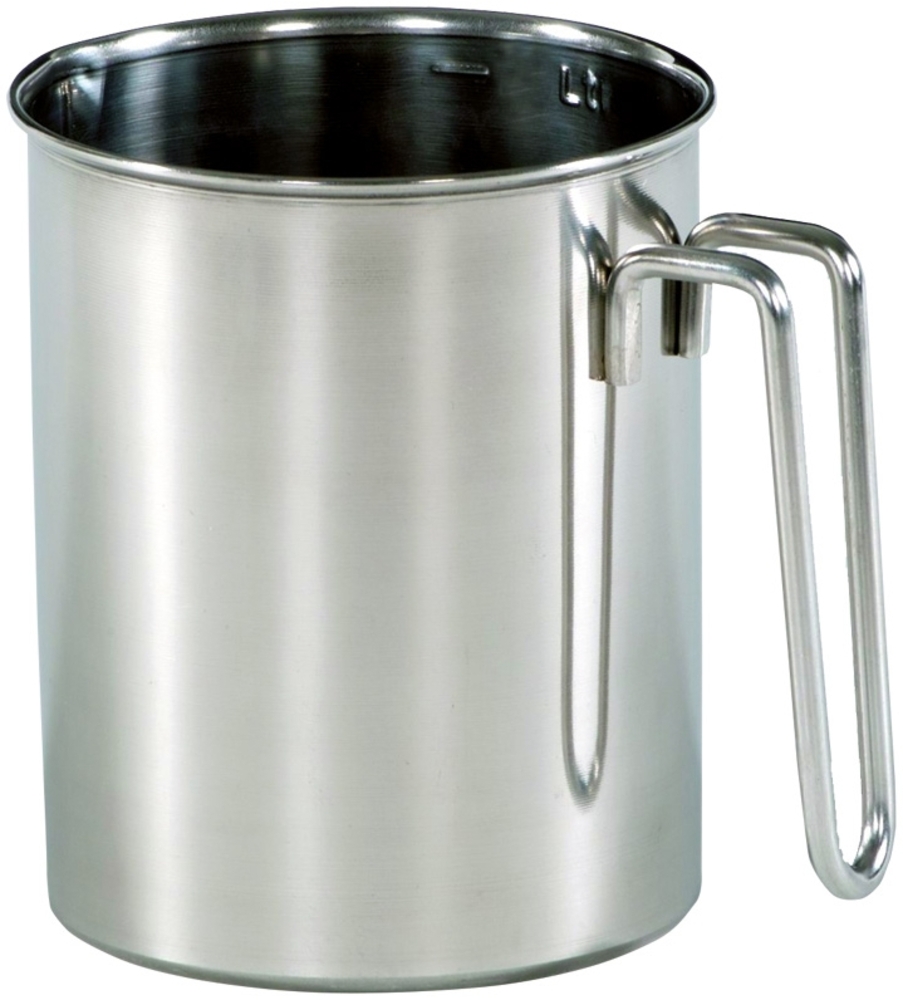 Karl Krüger Litermaß 0,5 Liter aus Edelstahl mit Einteilung / Karl Krüger / Messbecher Bild 1