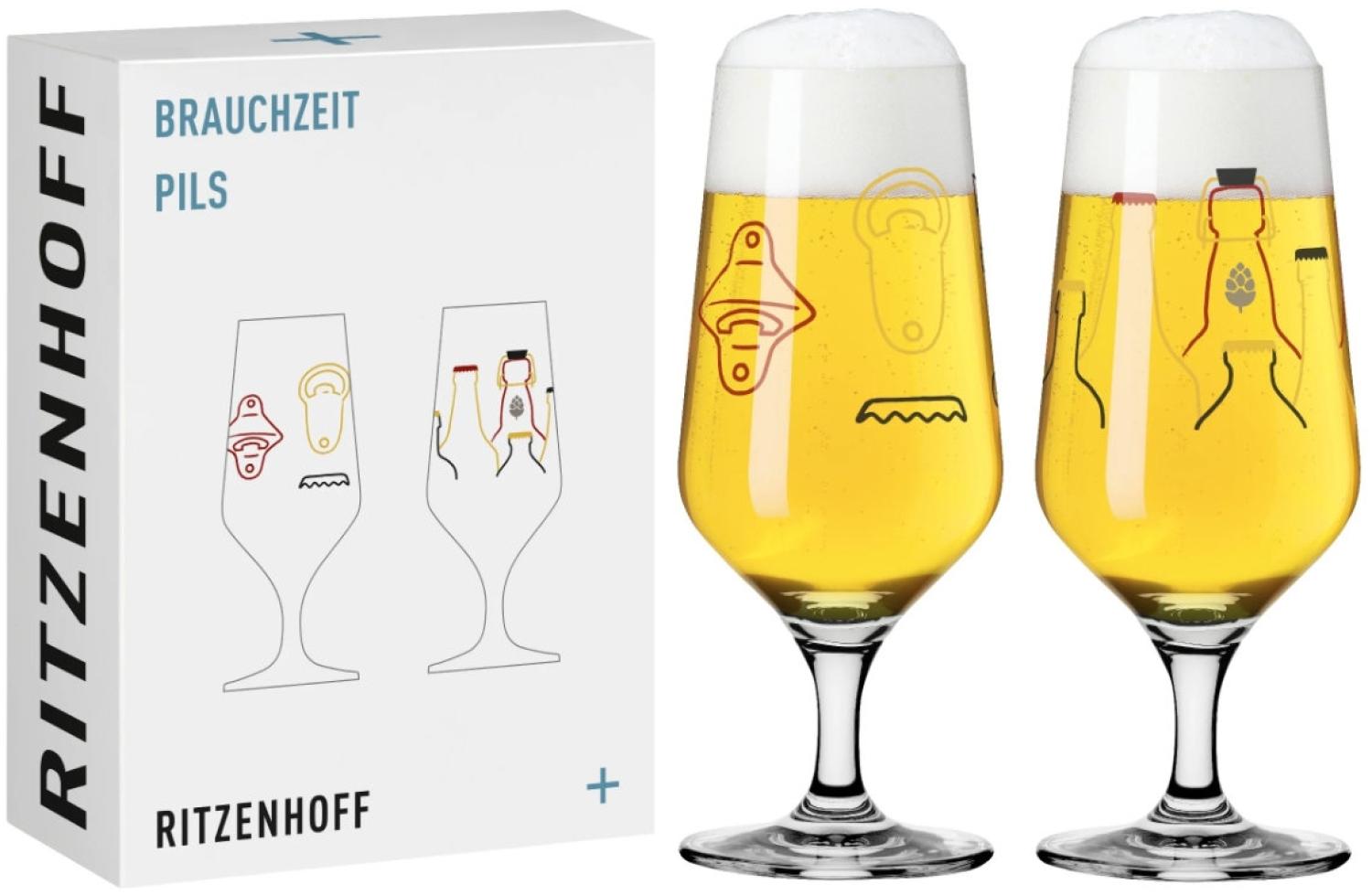 Ritzenhoff 3471007 Bierglas-Set #13, #14 BRAUCHZEIT Ritzenhoff Design Team 2024 Bild 1