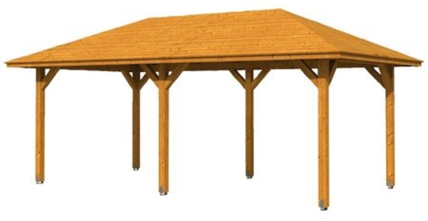 SKANHOLZ Pavillon, Zeltdach, viereckig, BxT: 374x656 cm Gartenpavillon Bild 1