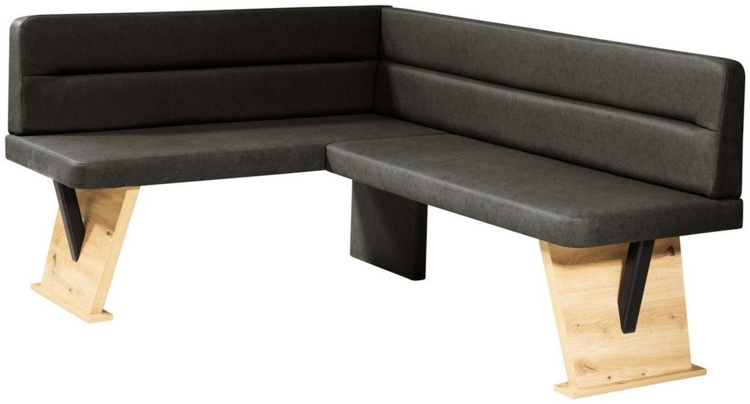 Home affaire Eckbank Laros, Bezug in verschiedenen Qualitäten und Farben Bild 1