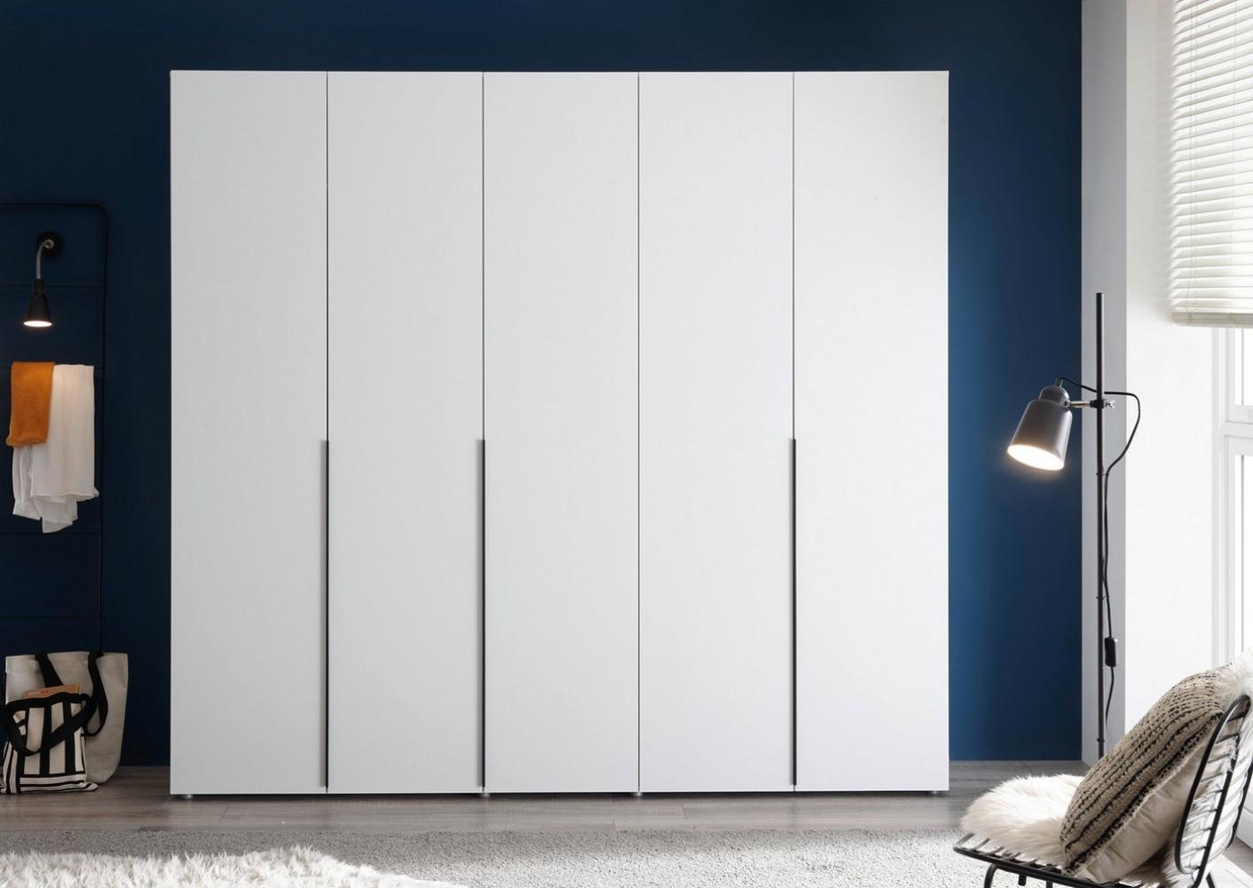 Schlafkontor Drehtürenschrank Marlu Schrank, Kleiderschrank mit Drehtüren 3-,4-, oder 5-türig, Griffleiste aus Metall Bild 1