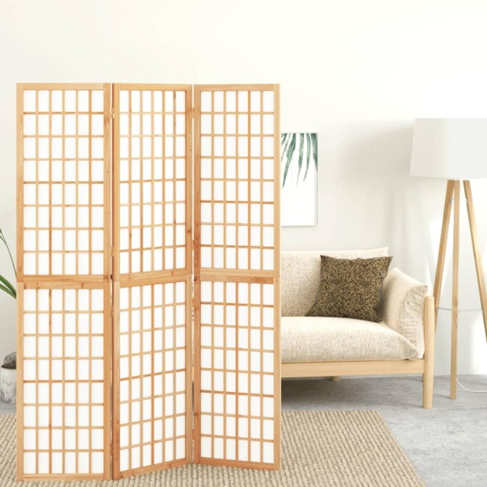 vidaXL 3-tlg. Paravent Japanischer Stil Faltbar 120x170 cm 352083 Bild 1