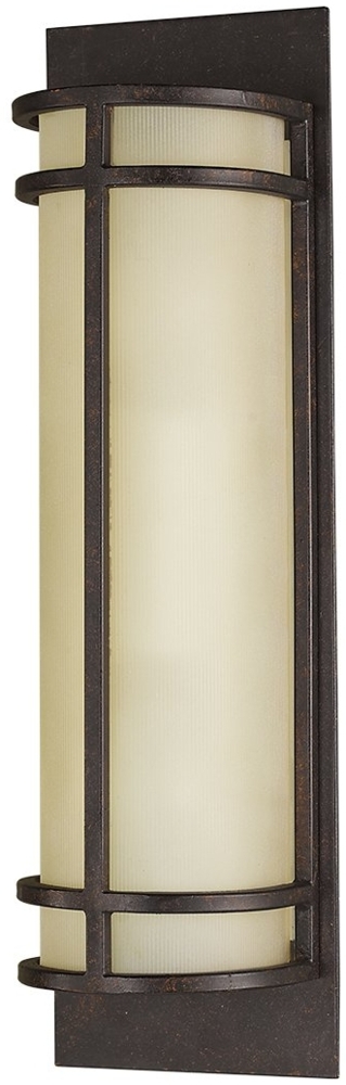 Wandlampe, Stahl, Bronze, H 43,2 cm Bild 1