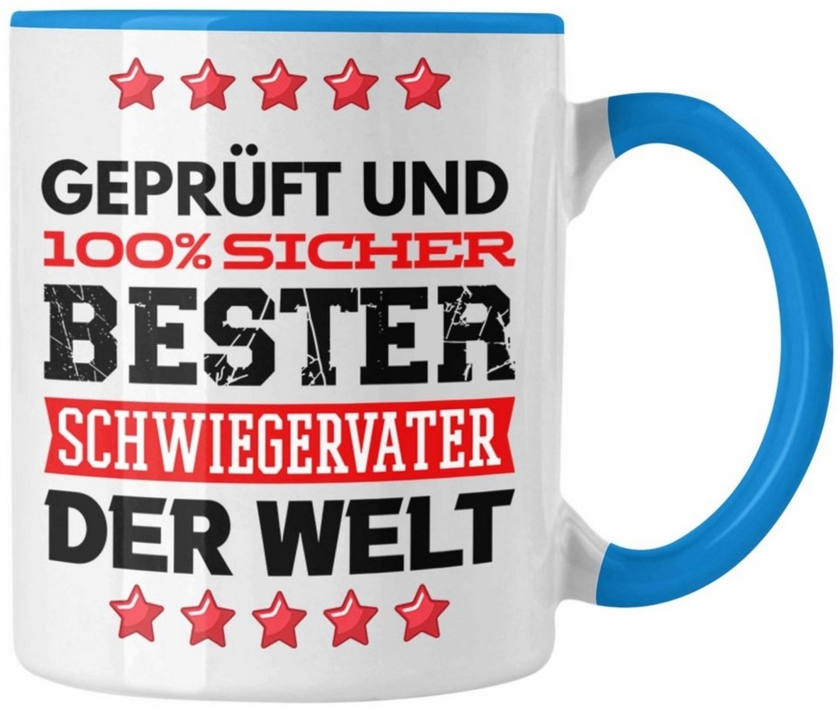 Trendation Tasse Schwiegervater Tasse Geschenk Geburtstag Spruch Bester Schwiegerpapa D Bild 1