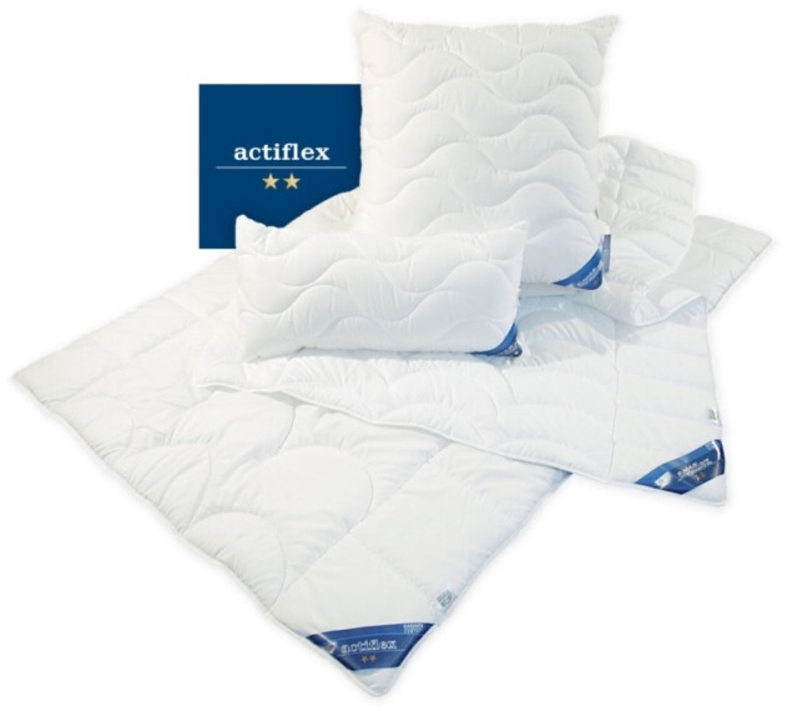 Faserdecke Sommer Bettdecke - Extra-Leicht Steppbett - Garanta actiflex 155x220 cm Bild 1
