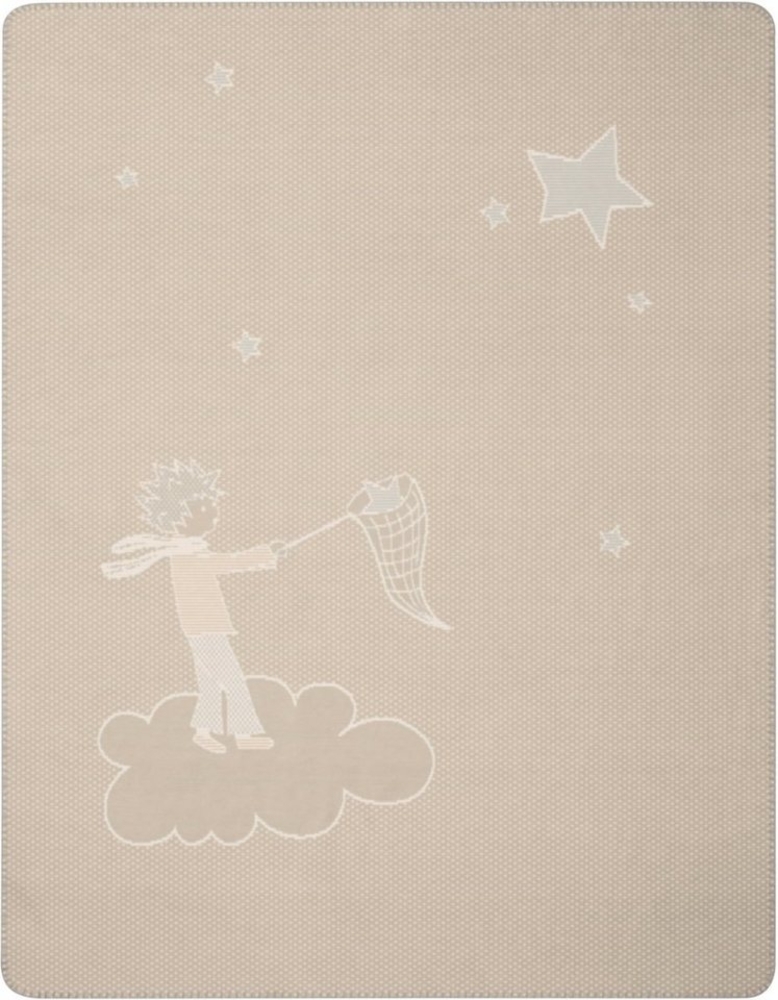 Babydecke Babydecke Little Prince, Biederlack, Babydecke Little Prince, er kleine Prinz auf einer Wolke Bild 1