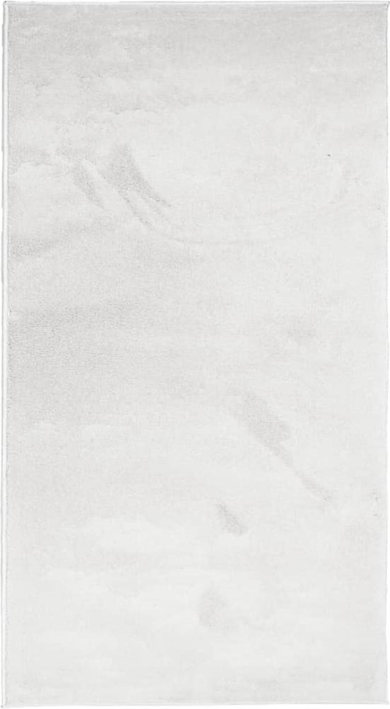 vidaXL Teppich OVIEDO Kurzflor Grau 80x150 cm 375529 Bild 1
