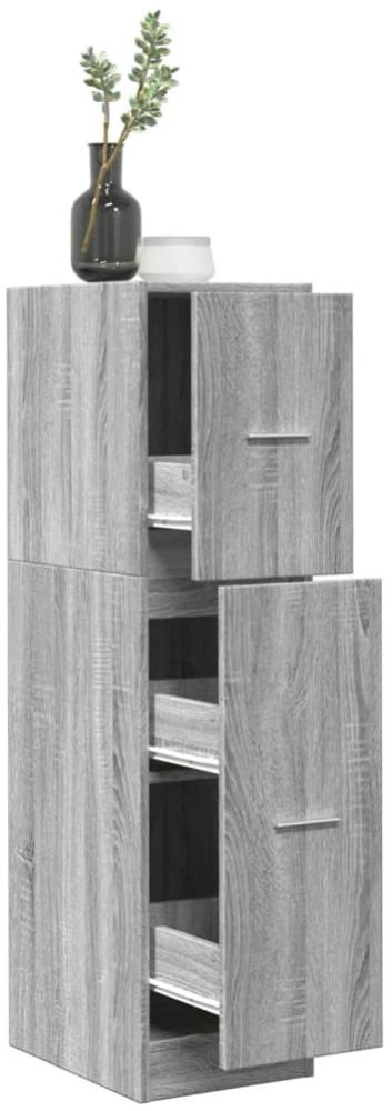 vidaXL Apothekerschrank Grau Sonoma 30x41x118 cm Holzwerkstoff 855165 Bild 1