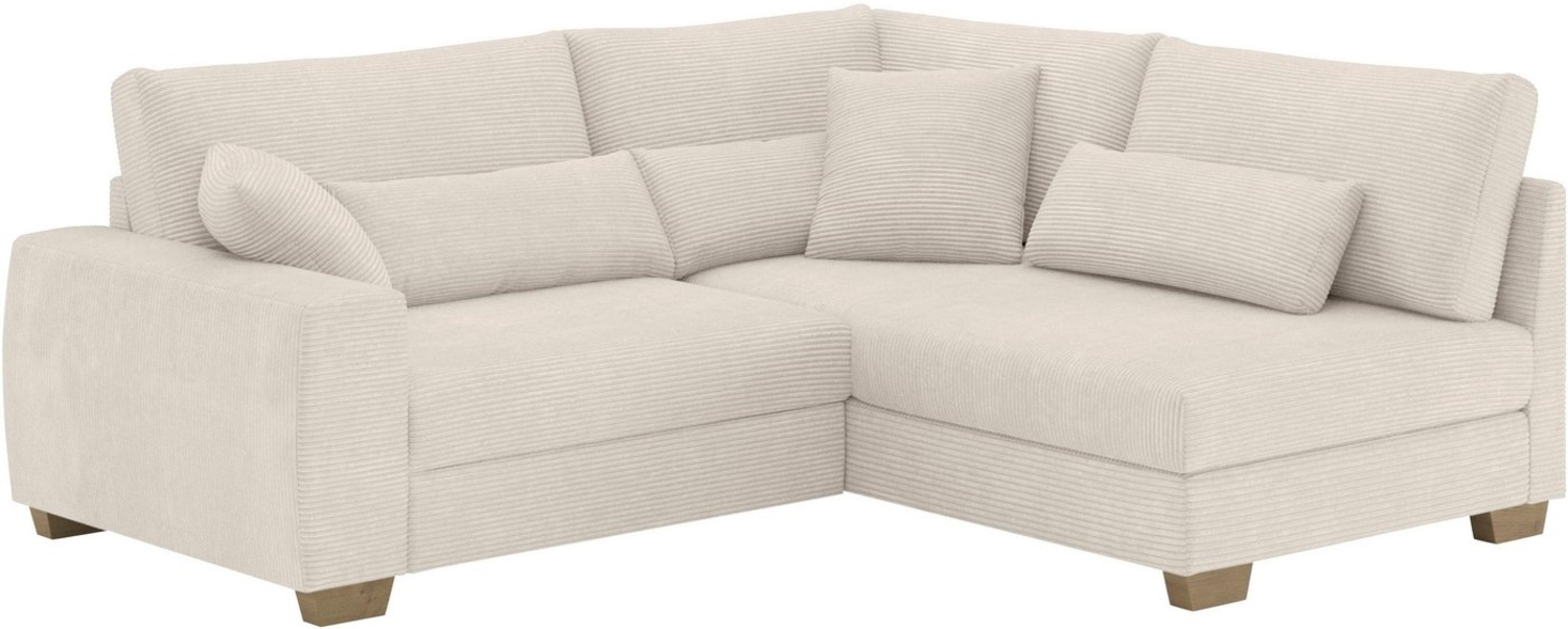 Mr. Couch Ecksofa DuraSpring, mit Taschenfederkern, bis 140 kg belastbar, wahlweise mit Bett Bild 1