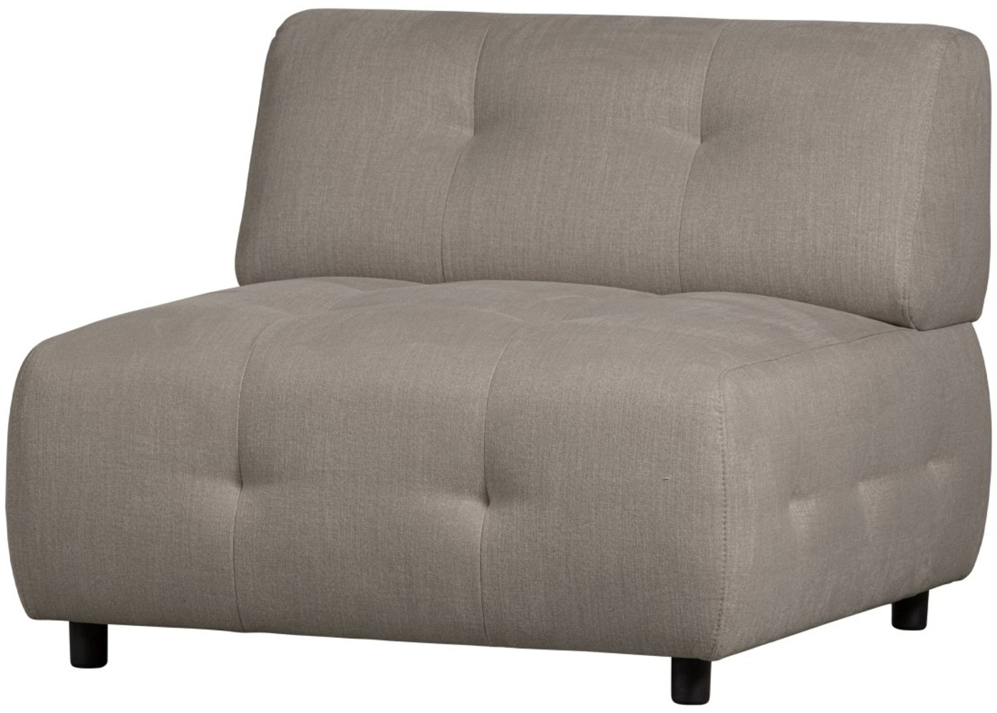 Modulsofa Louis Element aus Flachgewebe, Hellgrau Bild 1