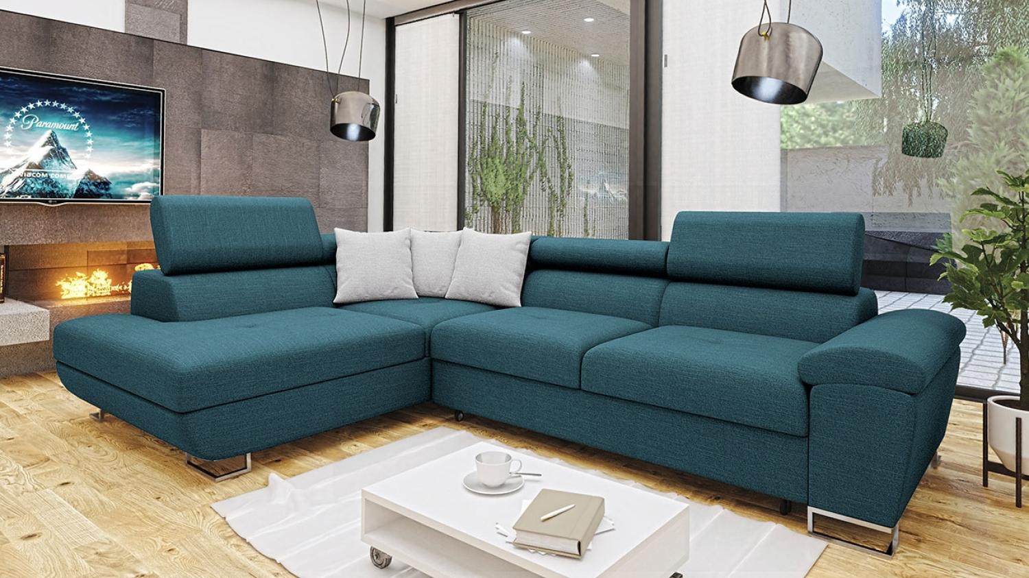 Ecksofa Cotere Premium, Seite: Links, Farbe: Terra 15 + Terra 15 + Terra 6 ECO Bild 1