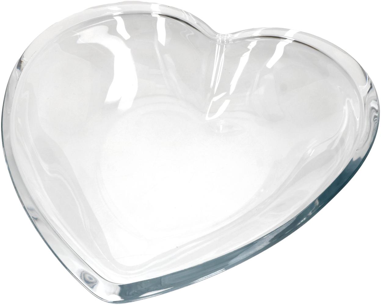 Ritzenhoff&Breker Cuore Gebäckteller Glas Herz 30,5cm Schale Platte Weihnachten Bild 1