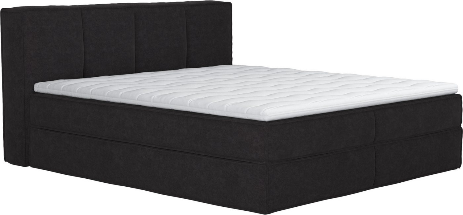 Home affaire Boxspringbett Sacy, Boxbett inkl. Topper, 2 Matratzen, Härtegrade H2, H3 und H4 wählbar Bild 1