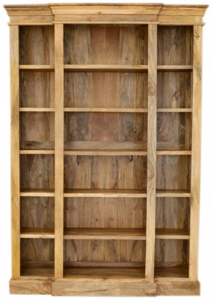 Bücherregal Guru 140x200x45 aus Mangoholz Bild 1