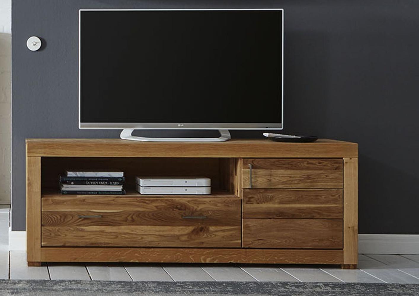 TV Element 165x63 cm 'Verona' Wildeiche geölt Bild 1