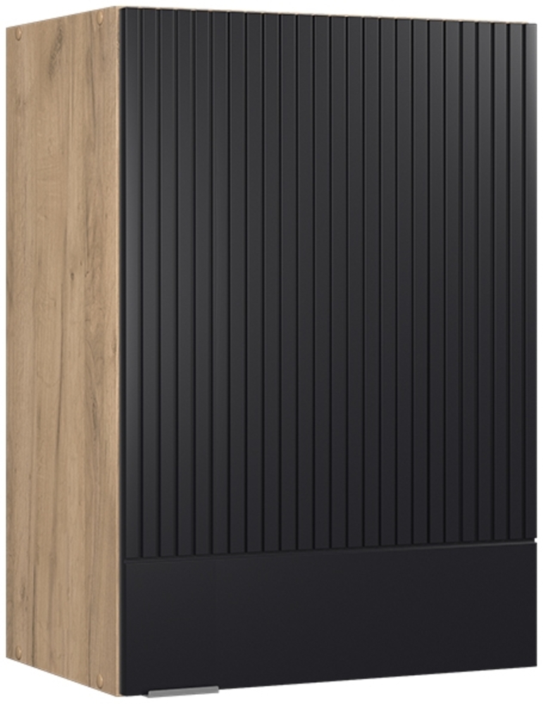 Hängeschrank Fame-Line Schwarz gestreift 50 cm Vicco Bild 1