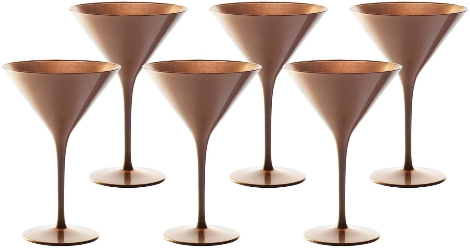 Stölzle Lausitz ELEMENTS Cocktailschale Bronze 6er Set Bild 1