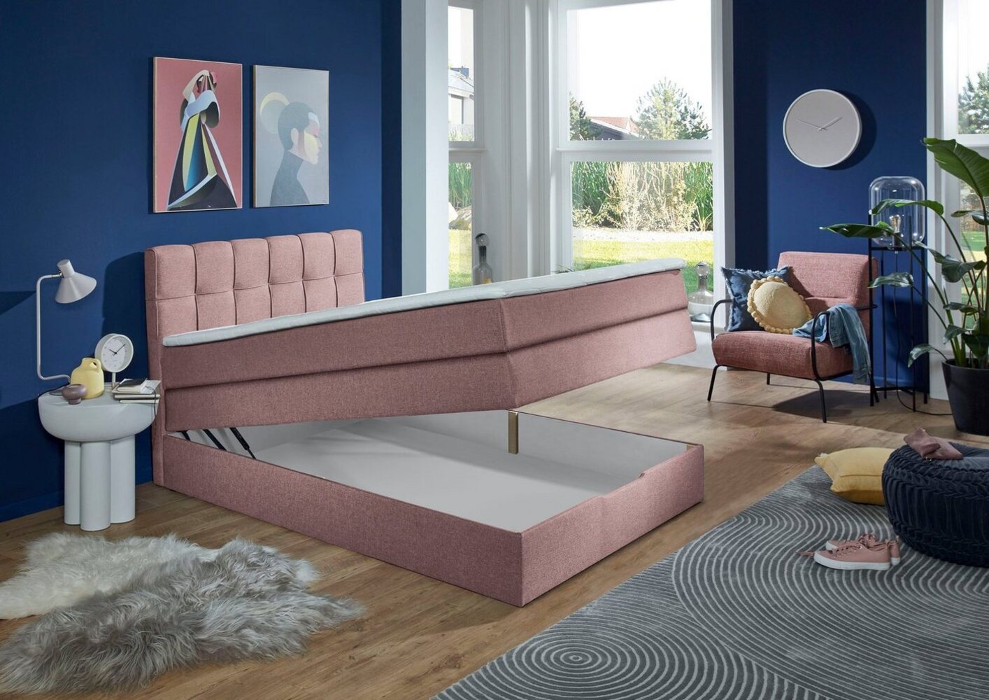 INOSIGN Boxspringbett Fornoli, inkl. Topper und Bettkasten, H3 in zwei Matratzenarten Bild 1