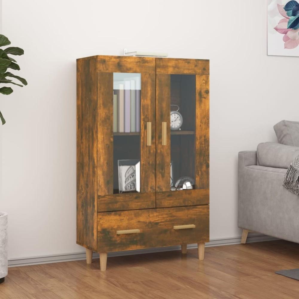 Highboard Räuchereiche 70 x 31 x 115 cm Holzwerkstoff [817477] Bild 1