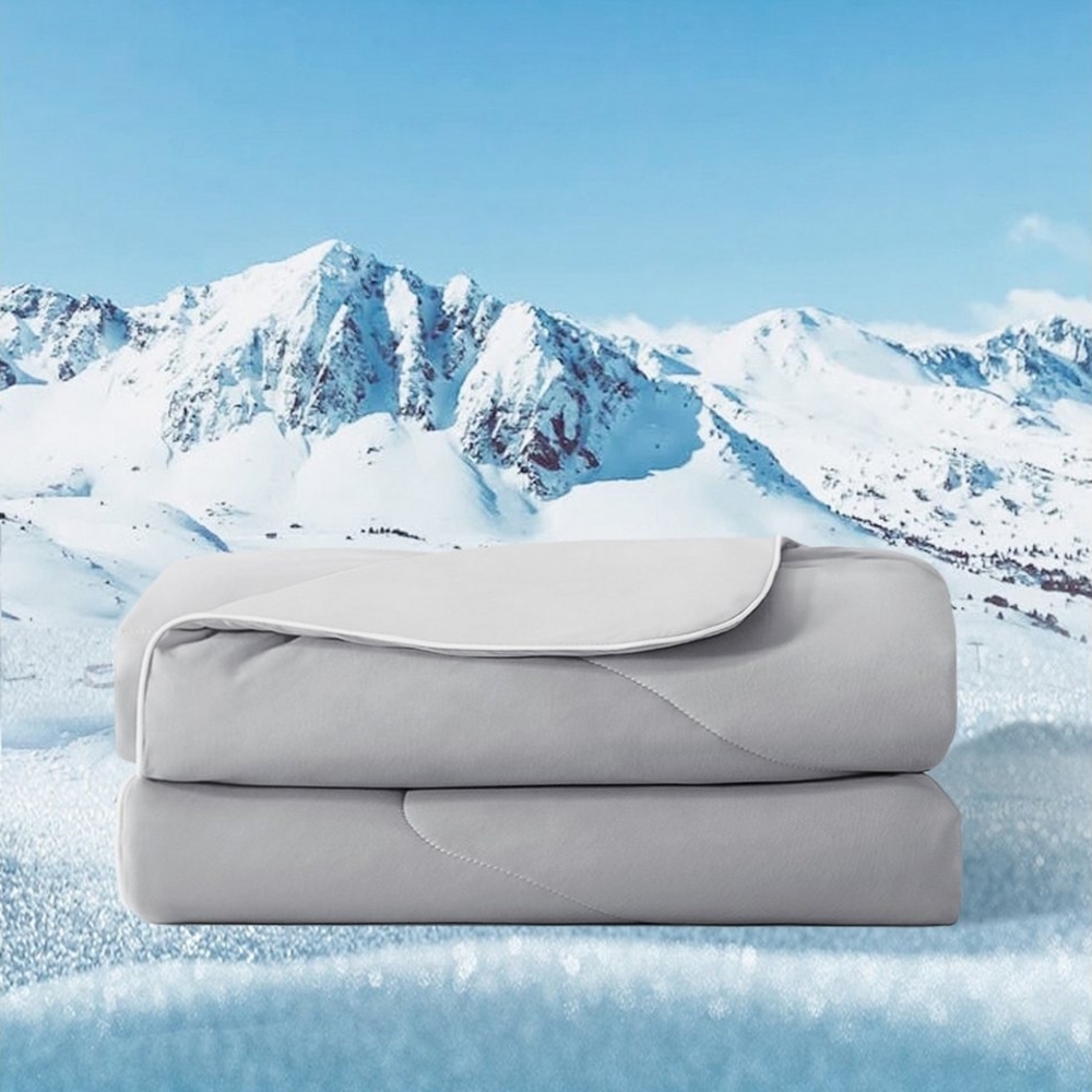 Elemuse Sommerbettdecke Kühldecke Sommerdecke, Selbstkühlende Atmungsaktive Extraleicht Decke, Füllung: 30% Lenzing Tencel und 70% Polyester (63% Polyester und 37% SORONA), Kühlfaser Wohndecke für Sommer, OEKO-TEX® Bild 1