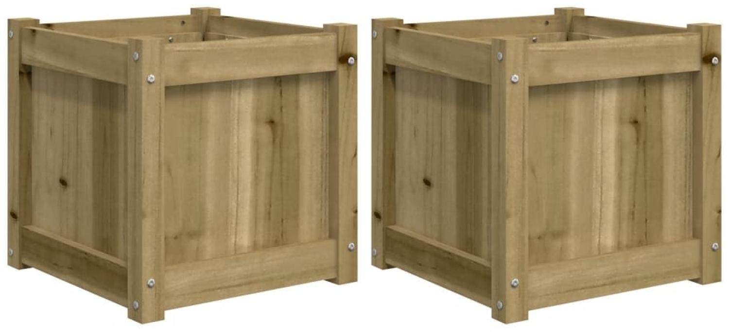 vidaXL Pflanzkübel 2 Stk. Kiefernholz Imprägniert 837413 Bild 1