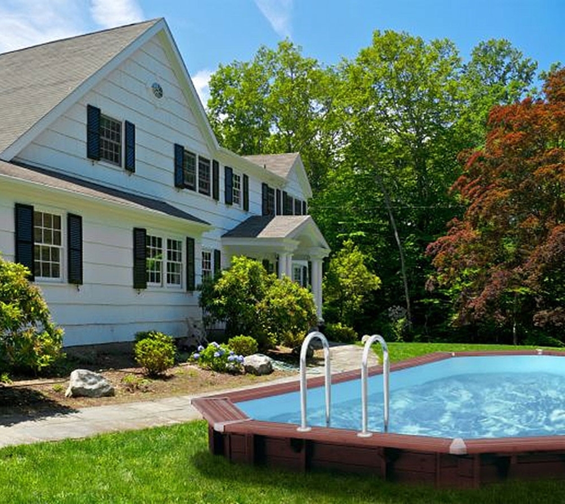 Interline Summer Holz Schwimmbad Bali | Blau | Bild 1