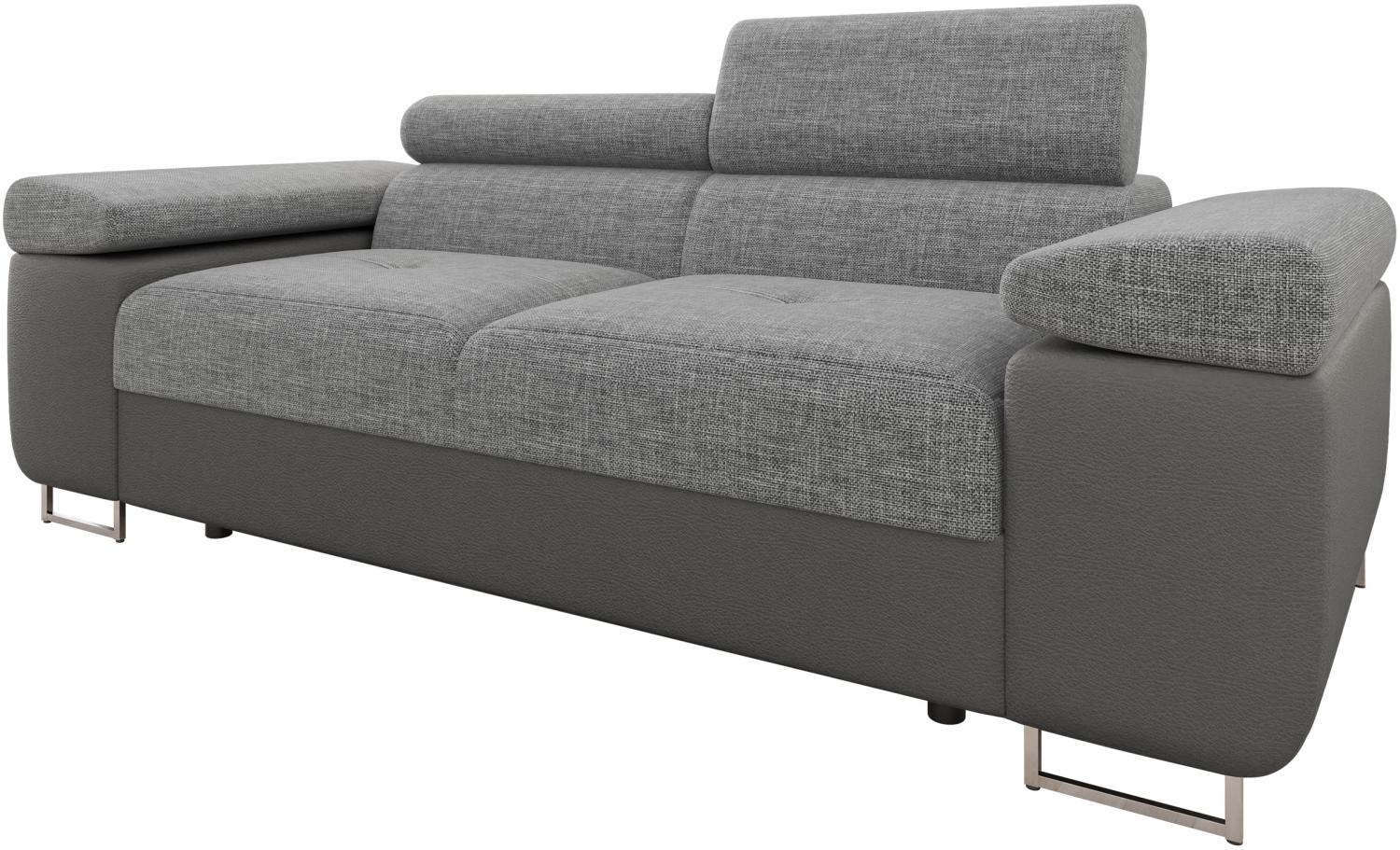 Sofa Torezio II mit Einstellbare Kopfstützen (Soft 029 + Lux 05) Bild 1